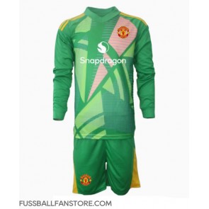 Manchester United Torwart Replik 3rd trikot Kinder 2024-25 Langarm (+ Kurze Hosen)